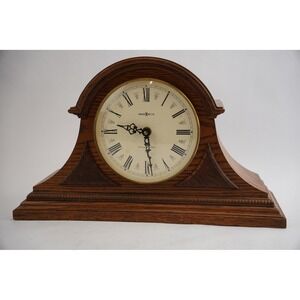 Howard Miller Mantel Clock Brown Westminster Chime Wood Oak 613-103
